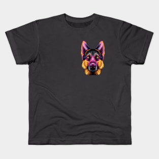 Alsatian Dog Stencil Kids T-Shirt